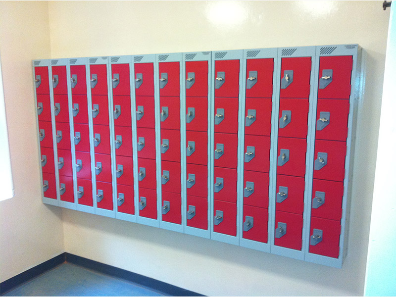 Wall Locker | Cell Phone Storage Lockers for Schools and Workplace