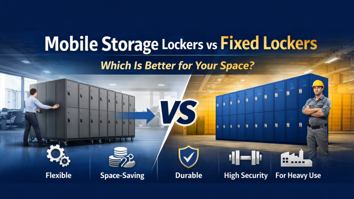 Mobile Storage Lockers vs Fixed Lockers Which Is Better for Your Space