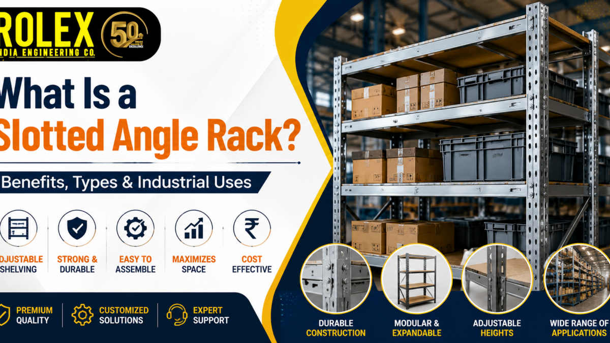 What Is a Slotted Angle Rack Benefits, Types & Industrial Uses